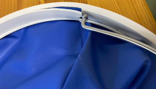 Ведро СЛЕДОПЫТ складное, синее, 13 л, в чехле (уценка)